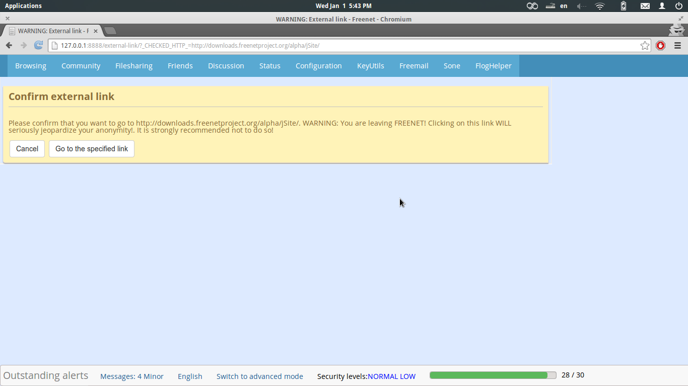 External Links Interface